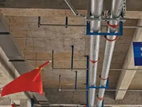 小金管廊支架的安装方法